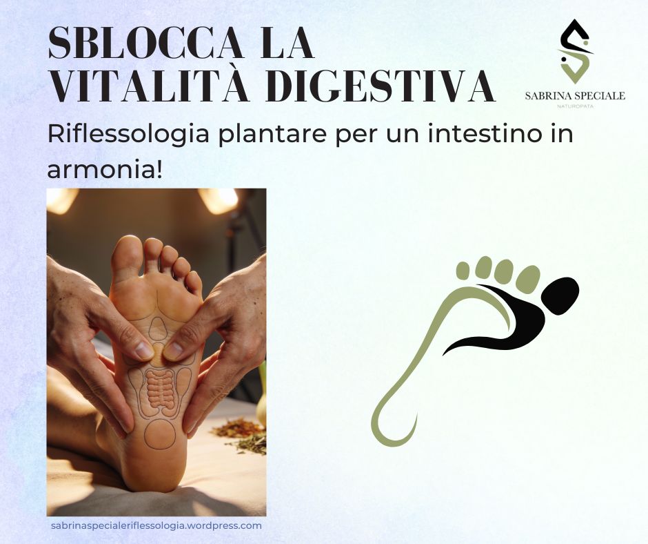 Riflessologia per vitalità digestiva